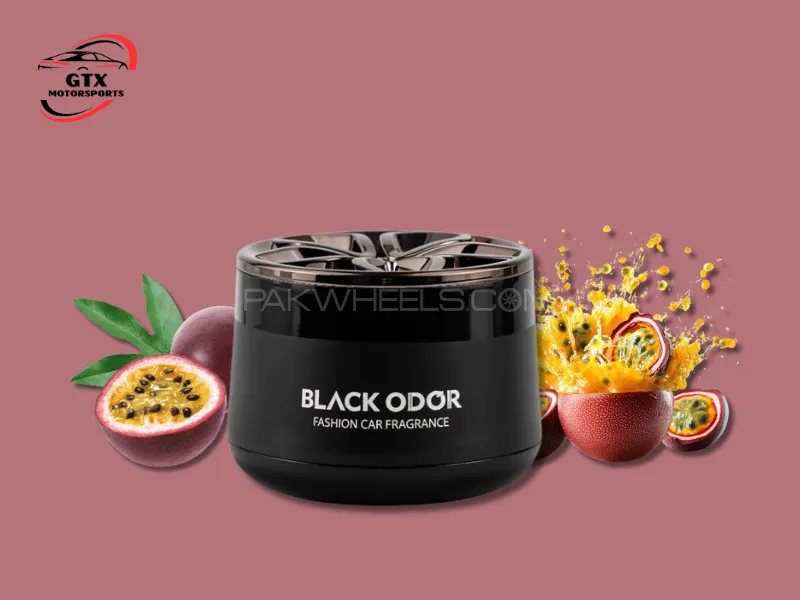 Black Odor Fashion Car Fragrance Gel – New Passion Image-1