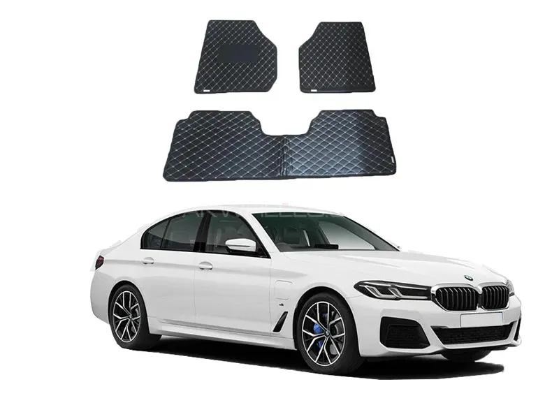 BMW 523i   Model 2003-20177D Floor Mats (Flat Style)  Image-1