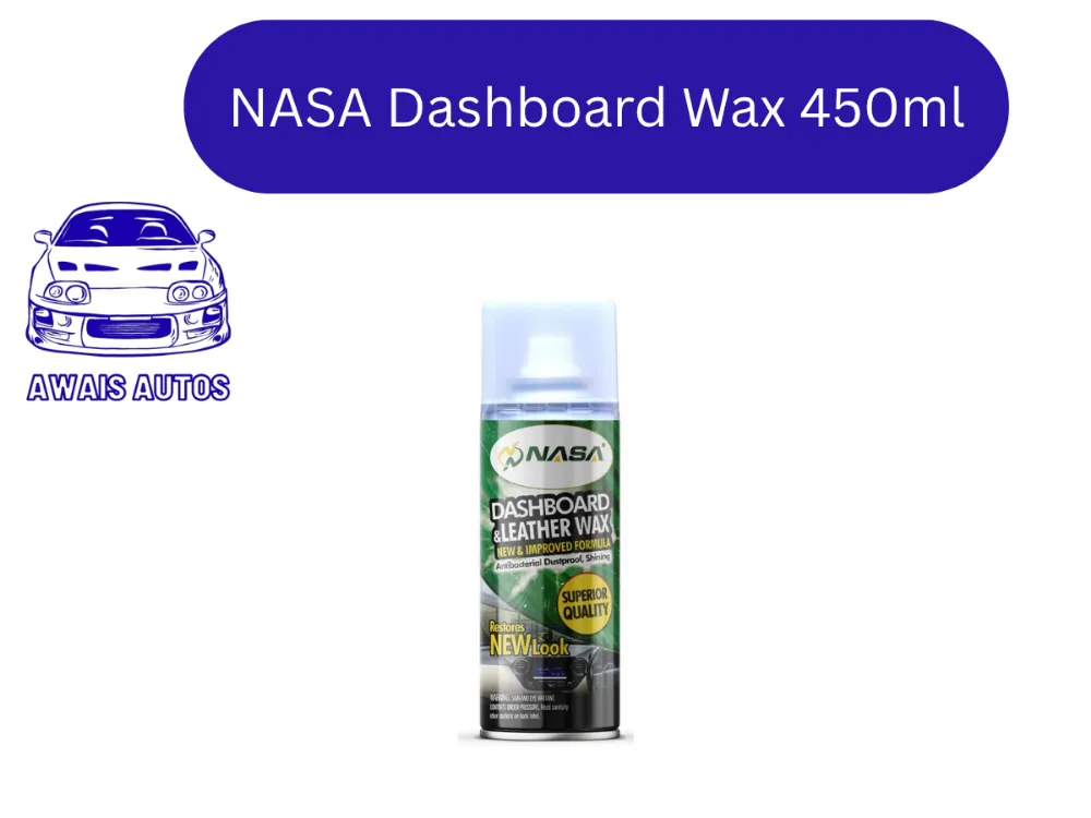 NASA Dashboard & Leather Wax 450ml | Shine & Protection for Car Interiors Image-1