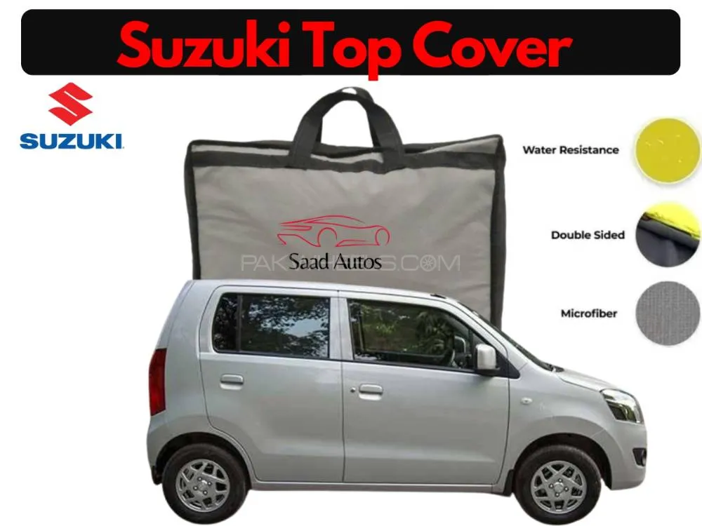 Suzuki Wagon R 2014–2024 Parachute Rubber Coated Waterproof Soft Top Cover Image-1