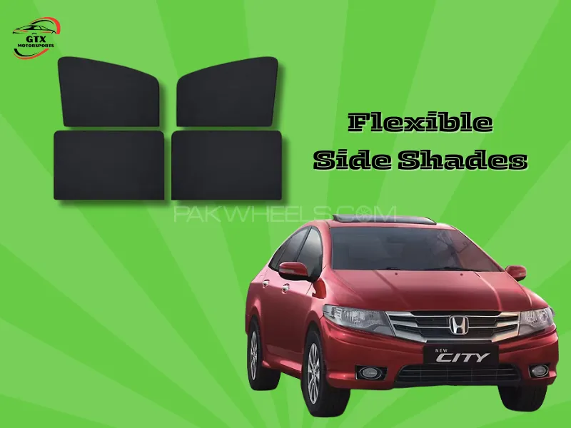 Flexible Side Shades for Honda City 2009-2021 Image-1