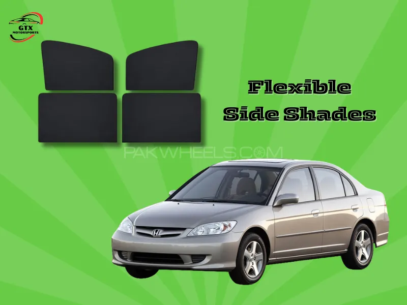 Flexible Side Shades for Honda Civic 2001–2005 Image-1