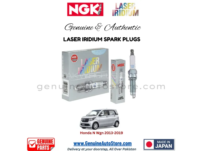 Honda N Wgn 2013-2019 NGK LASER IRIDIUM SPARK PLUG - 3 PIECES Image-1