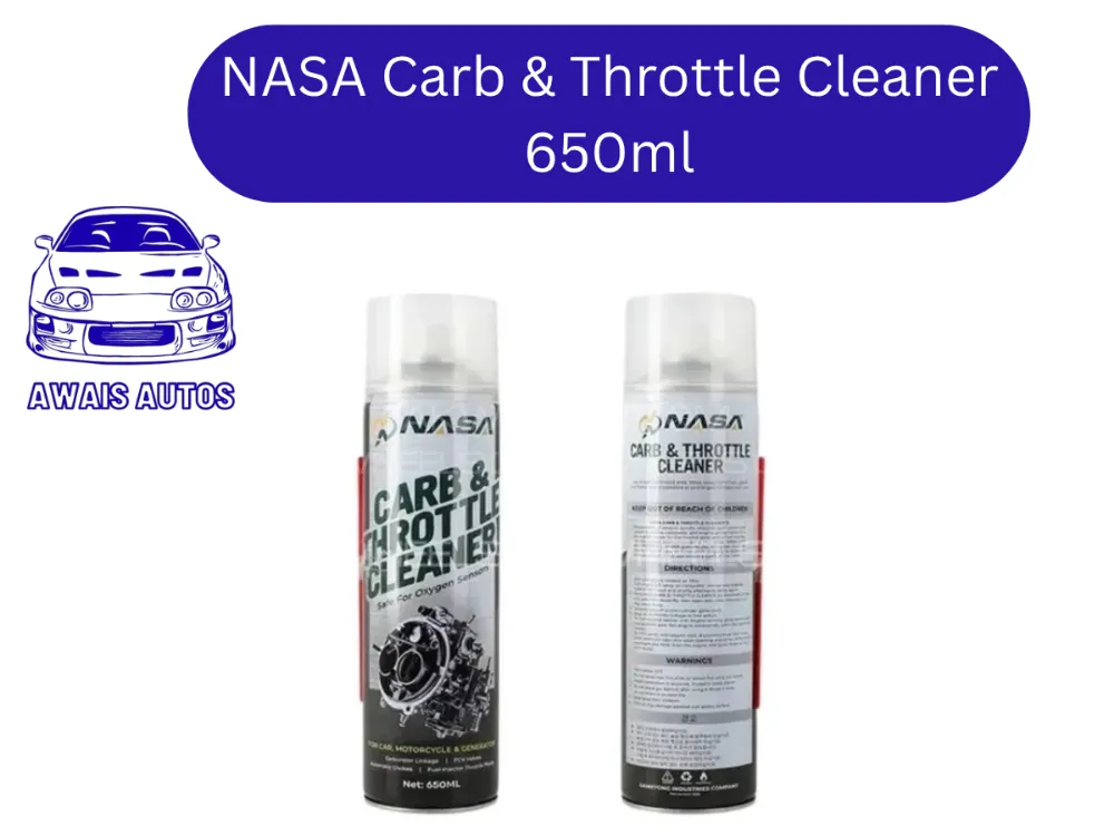 NASA Carburetor & Throttle Body Cleaner 650ml | Powerful Engine Deposit Remover Image-1