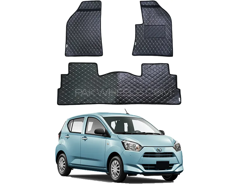 Daihatsu Mira 7D Floor Mat ( Flat Style ) - Model 2018-2025 Image-1