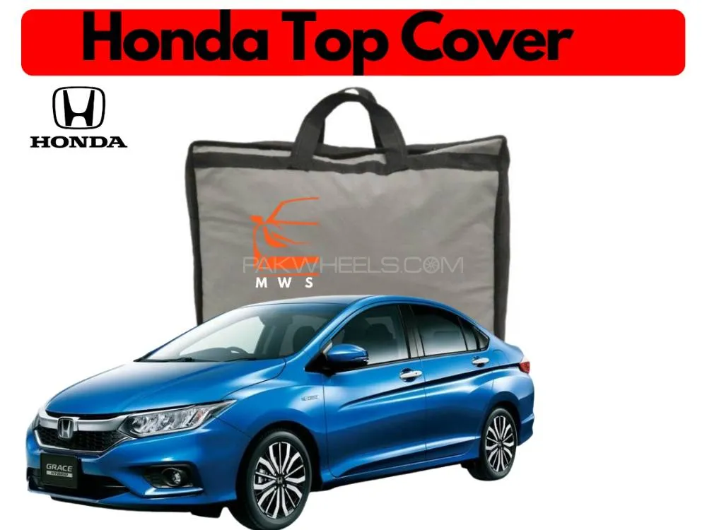 Honda Grace 2014–2020 Grey Top Cover – Waterproof, Heat & Scratch Resistant Image-1