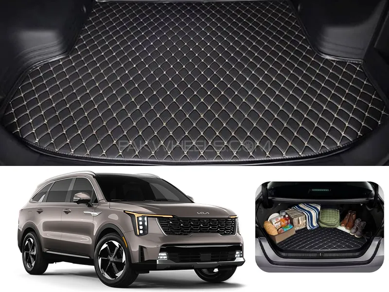 Kia Sorento 7D Custom Car Trunk Mat - Model 2025 Image-1