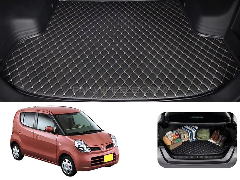 Nissan Moco 7D Custom Car Trunk Mat - Model 2006-2011 Image-1