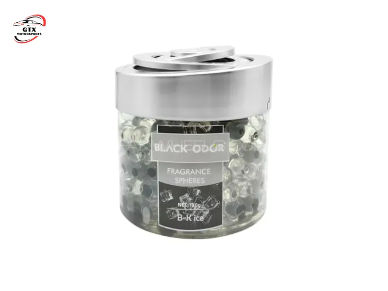 Black Odor Spheres Air Freshener – B-K Ice Scent – 130g Image-1