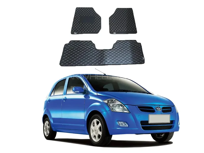 FAW V2  Model 2013-2022 7D Floor Mat ( Flat Style ) 3PCS  Image-1
