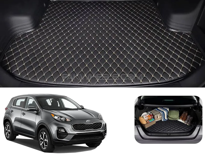 Kia Sportage 7D Custom Car Trunk Mat - Model 2019-2024 Image-1