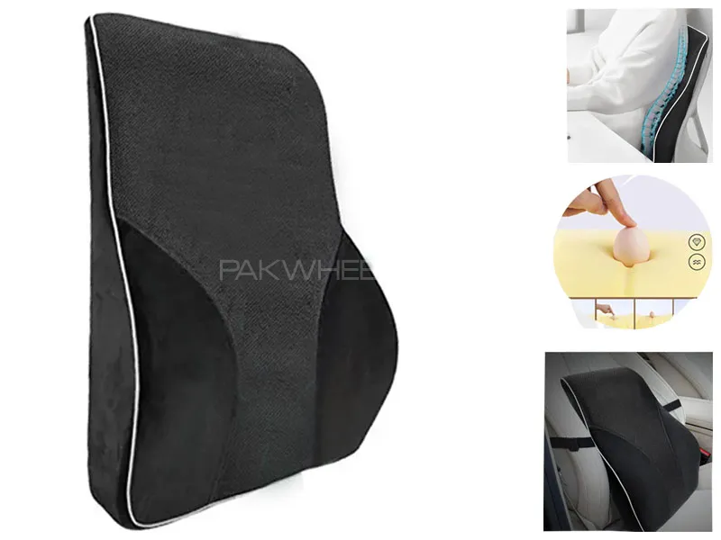 Universal Lumbar Back Posture Support Cushion for car Image-1