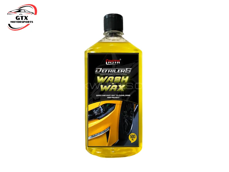 Casta Detailers Wash & Wax Shampoo – 500ml | Quick Clean & Shine Formula Image-1