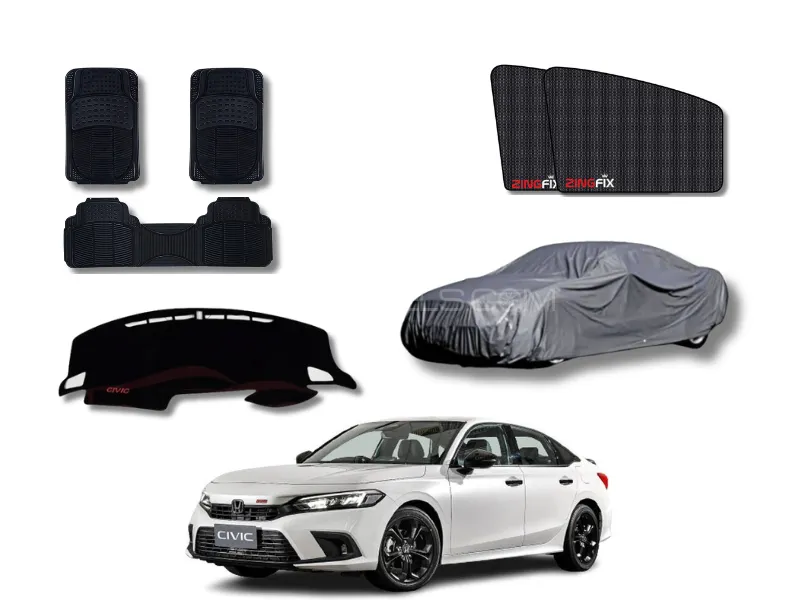 Honda Civic 2022–2025 Complete Interior & Exterior Protection Kit – 4 in 1 Image-1