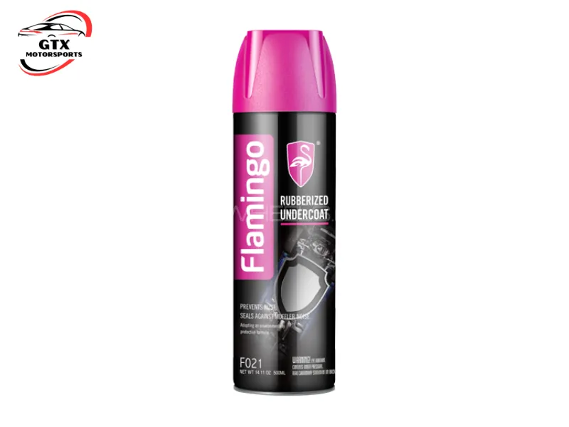Flamingo Rubberized Undercoat – 500ml | Sound & Corrosion Protection Image-1