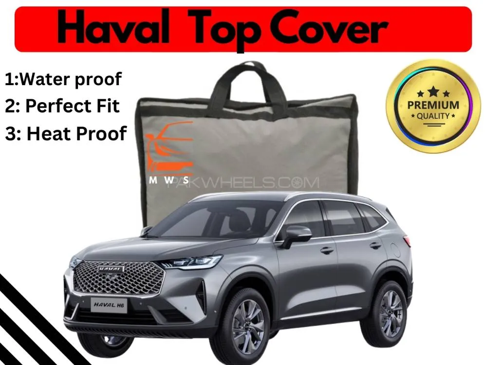 Haval H6 2021-2024 Top Cover | Black| Anti-Scratch | parachute | Heat Proof | Water Proof  Image-1