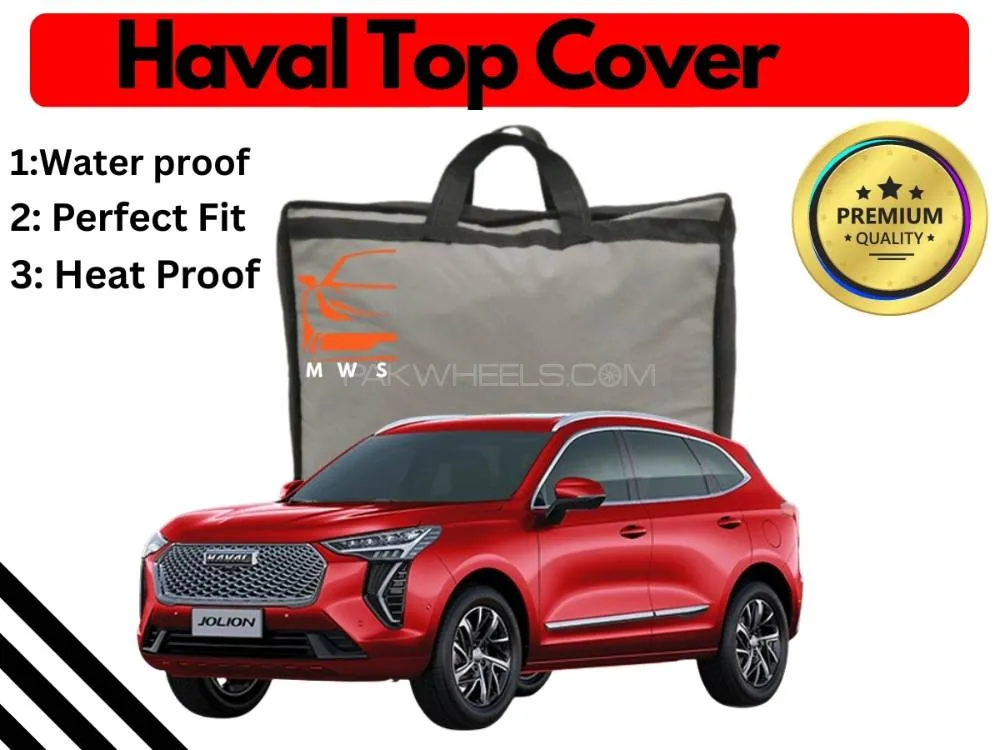 Haval Jolion 2021-2024 Top Cover | Black | Anti-Scratch | Parachute | Heat Proof | Water Proof  Image-1