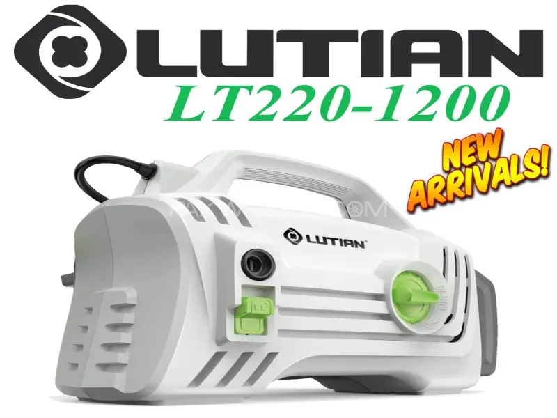 LUTIAN - LT220-1200 - ( CAR ) High Car Pressure Washer 100 Bar 1200 Watts Self Priming - Car Mela  Image-1