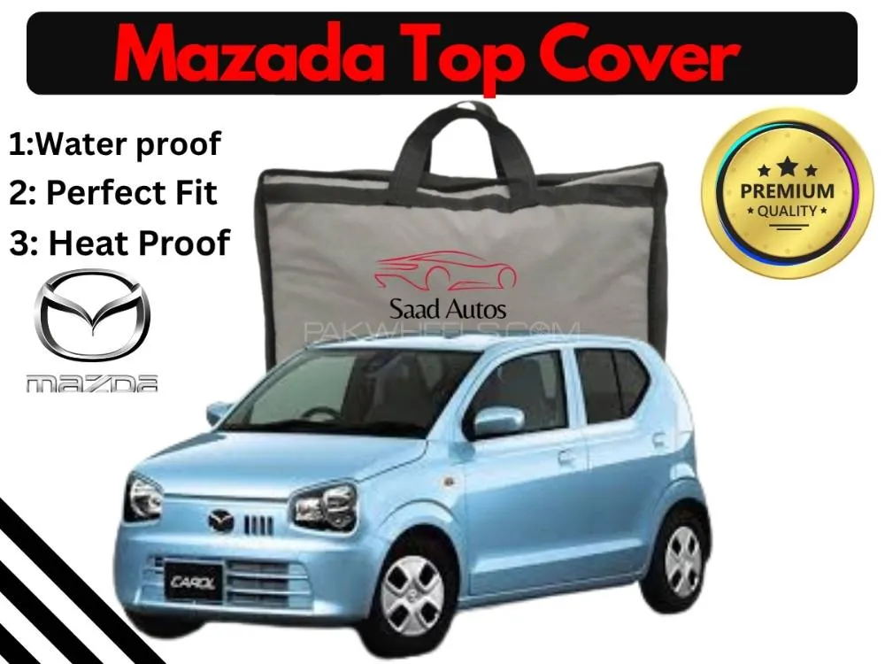 Mazda Carol 2014-2024 Top Cover | Black | Anti-Scratch | Parachute | Heat Proof | Water Proof Image-1