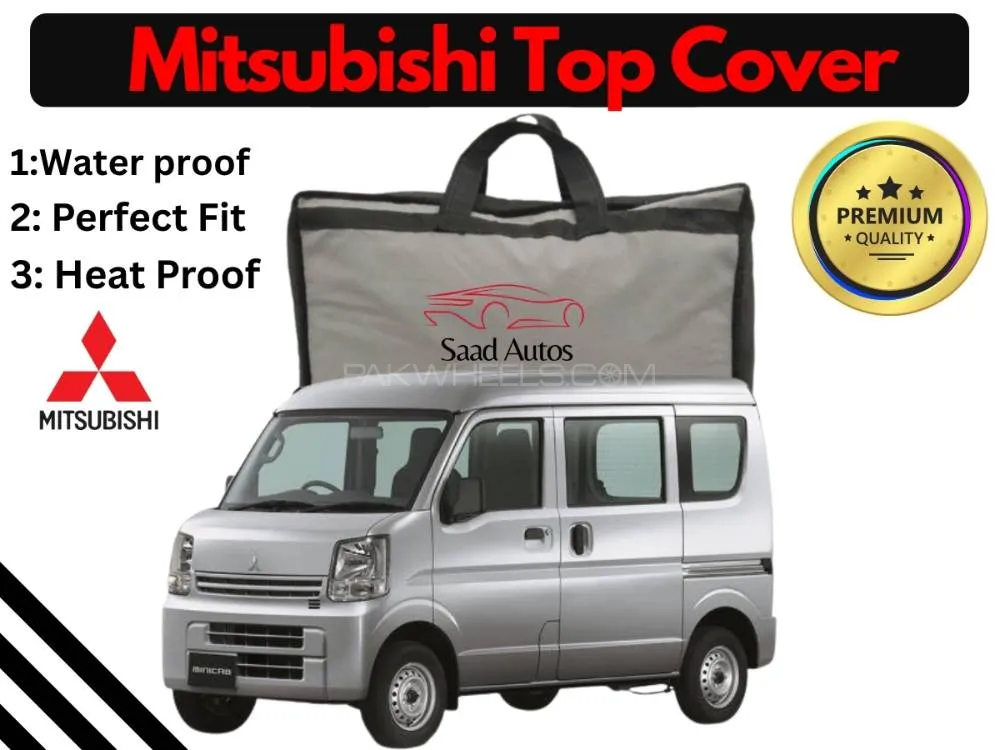 Mitsubishi Minicab 1999-2014 Top Cover | Black | Anti-Scratch | Parachute | Heat Proof | Water Proof Image-1