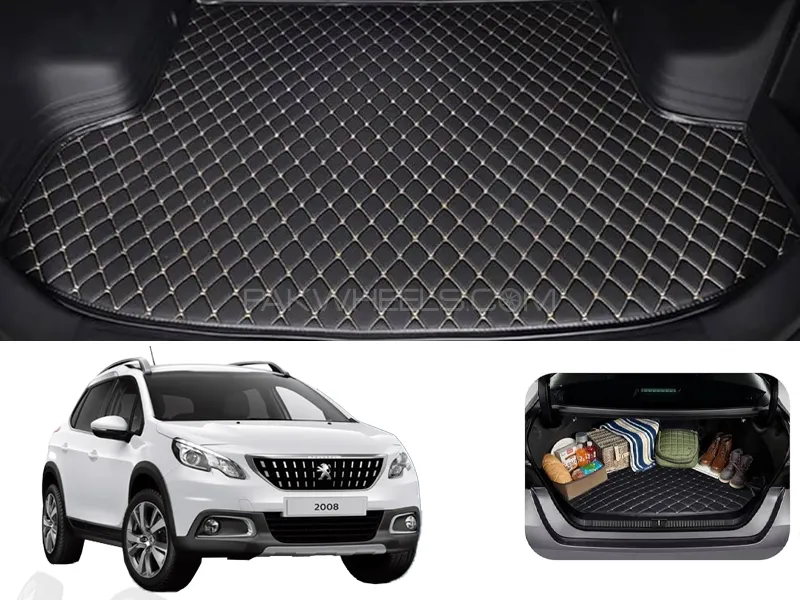  Peugeot 2008 7D Custom Car Trunk Mat - Model 2022-2025 Image-1