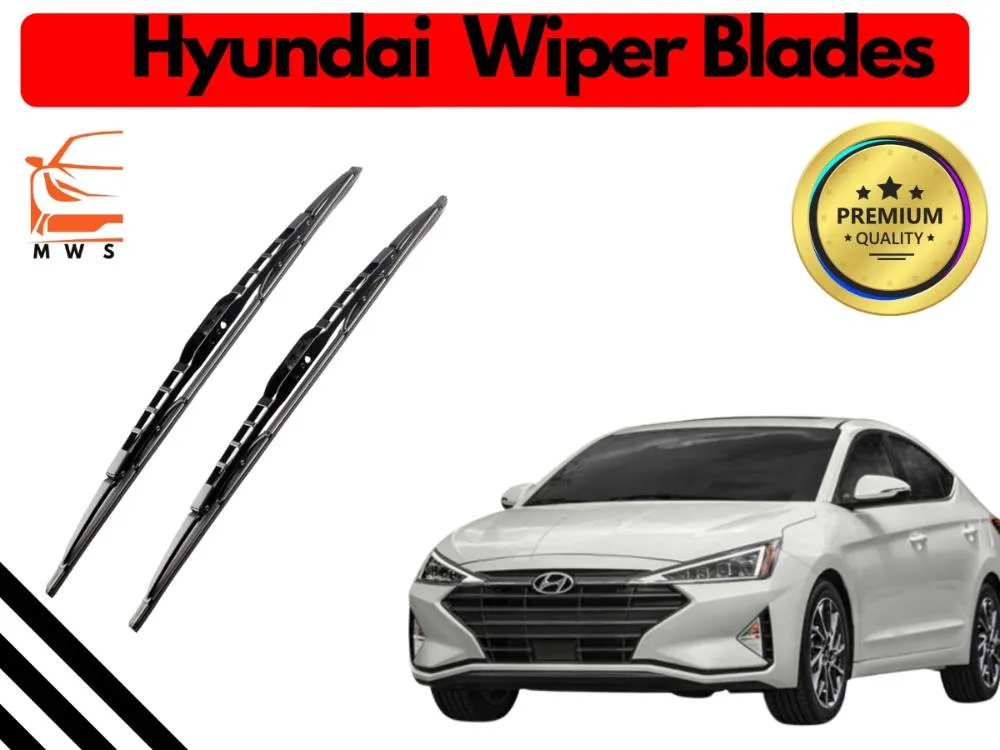 Soft Rubber Wiper Blade for Hyundai Elantra 2021–2024 – Silent & Clear Wiper Image-1