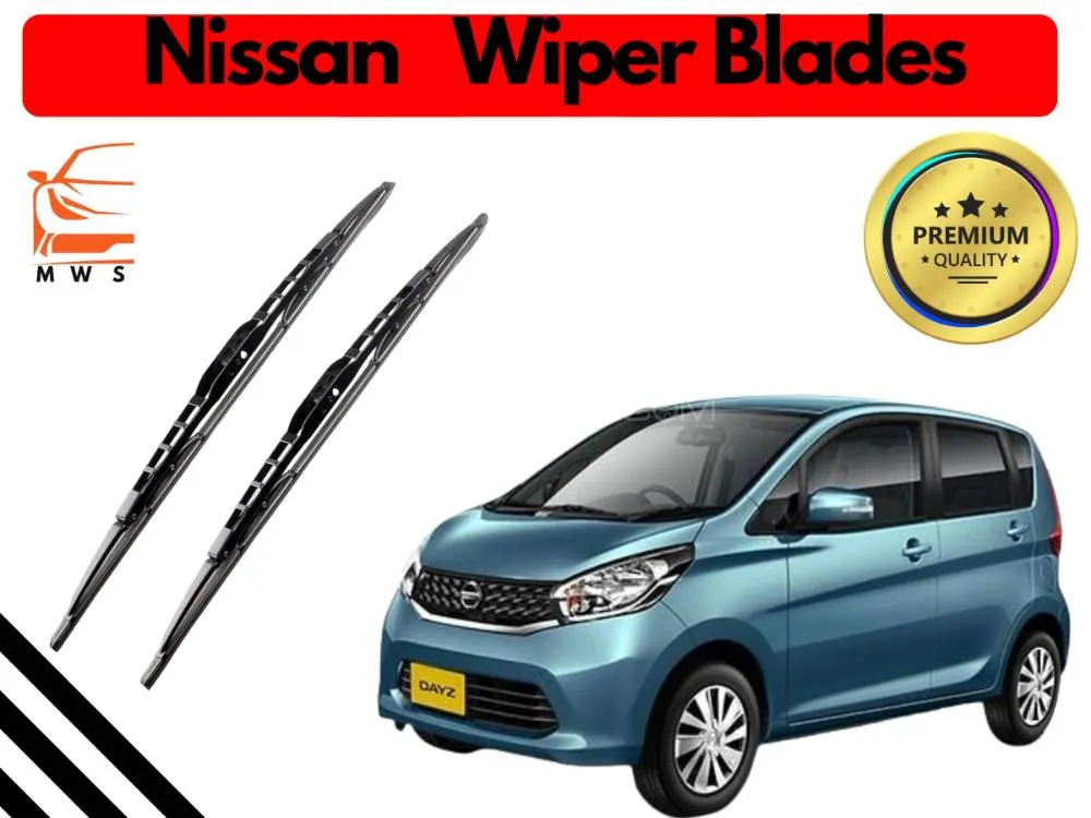 Soft Rubber Wiper Blade for Nissan Dayz 2014–2020 – Quiet & Streak-Free Fit Image-1