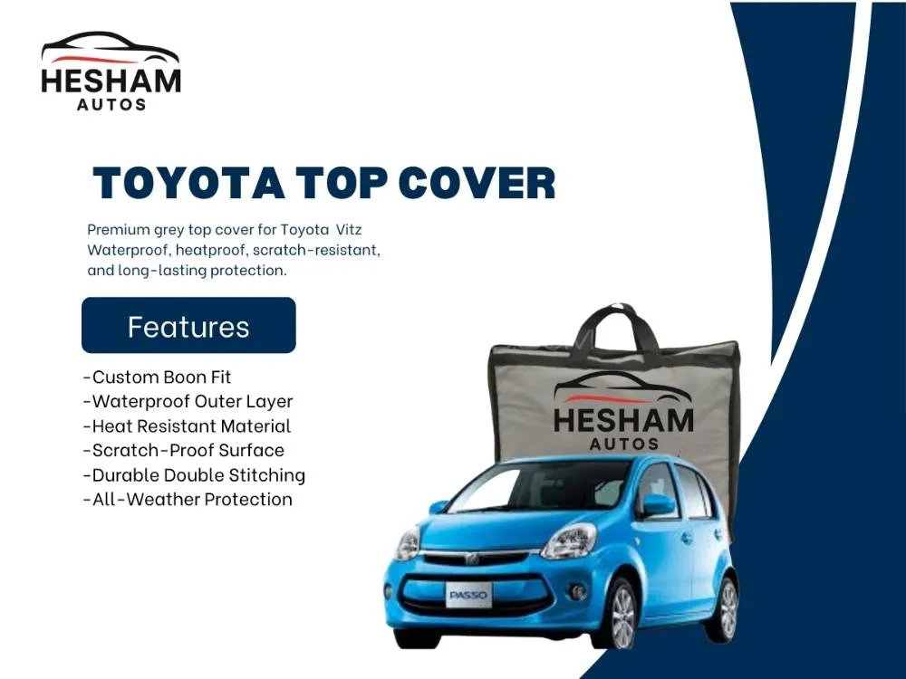 Waterproof Ultra Soft Car Top Cover for Toyota Passo – Parachute Rubber Layer Image-1
