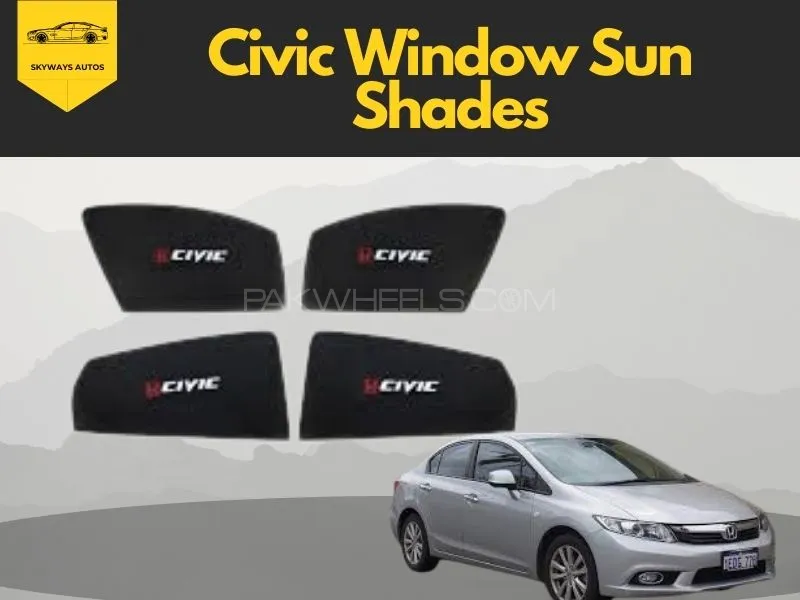 Window Sun Shades for Honda Civic Reborn (2009–2012)-Imported Quality Image-1