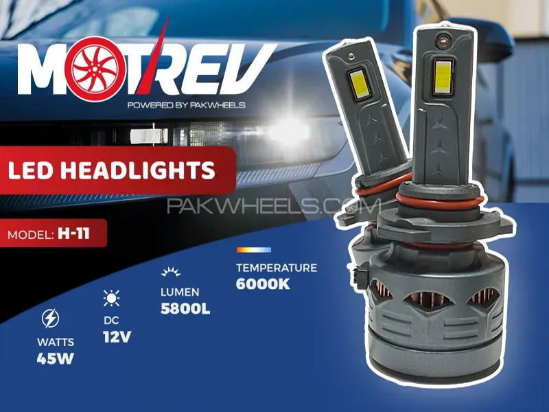 [Event Only] PakWheels Motrev UltraBright H11 LED Car Headlights Image-1