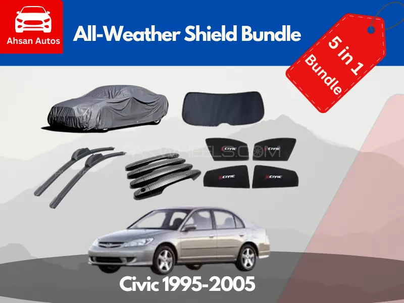 Honda Civic 1995-2005 Civic 360° Protection Bundle - 5 in 1 Image-1