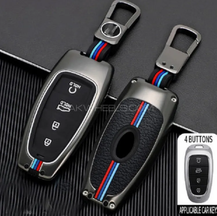 Hyundai Tucson Metal Key Cover Image-1