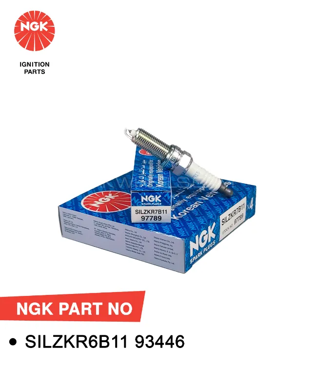 NGK Spark Plug  Laser Iridium (SILKR6B11) for Suzuki Alto New 660cc 2019-ON (japan -Single Pc) Image-1