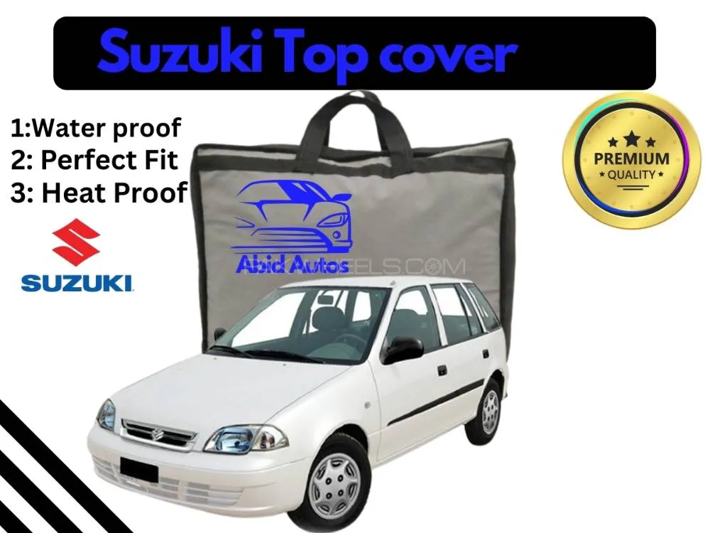 Suzuki Cultus 2007 - 2016 Top Cover | Black | Anti-Scratch | Parachute | Heat Proof | Water Proof  Image-1
