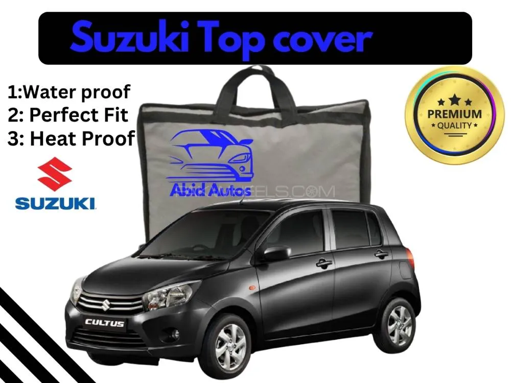 Suzuki Cultus 2017-2025 Top Cover | Black | Anti-Scratch | Parachute | Heat Proof | Water Proof Image-1