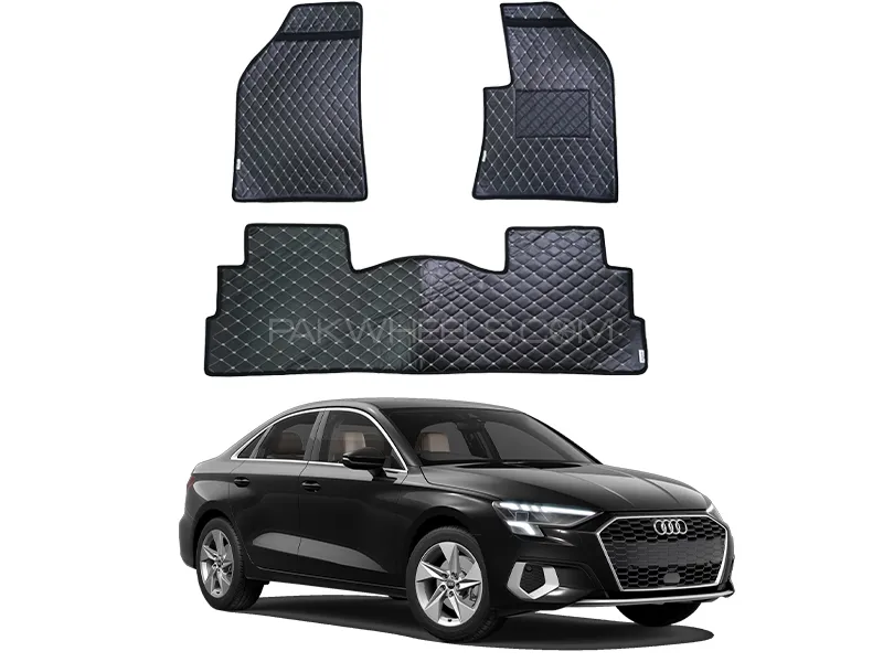 Audi A3 7D Floor Mat ( Flat Style ) 4PCS - Model 2021-2025 Image-1