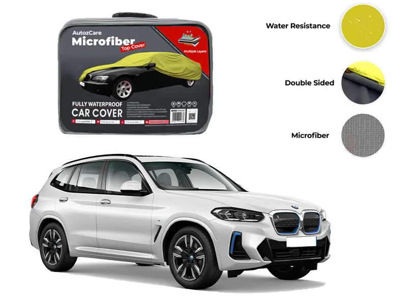 BMW iX3 Microfiber Car Top Cover - Model 2022-2025 Image-1
