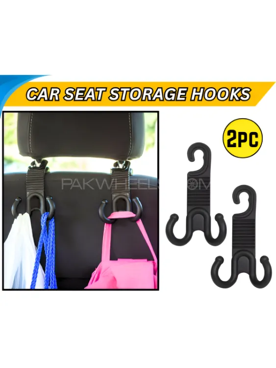 Car Storage Hook Seats Back Hanging Holder Clip Interior Organizers Headrest Hanger . Image-1