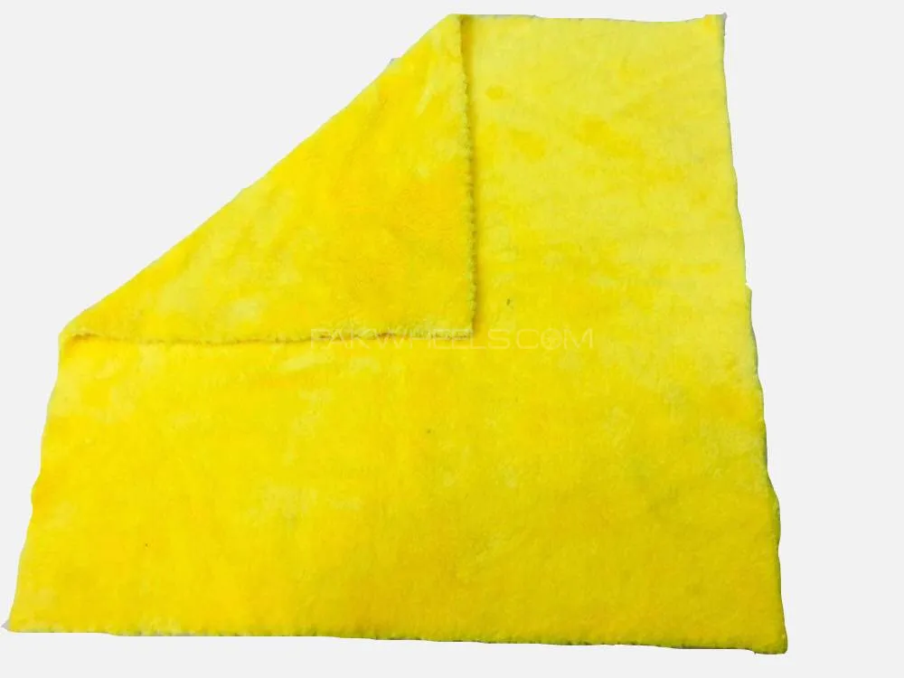 ULTRA SUPER PLUSHED MICROFIBER TOWEL- 40CM X 40CM - 850GSM - TOP QUALITY Image-1