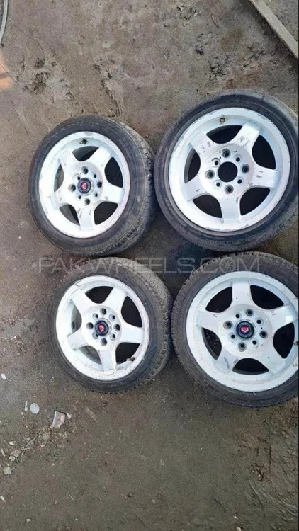 car tyre & wheels both 14inch  6jj multi pcd  Image-1