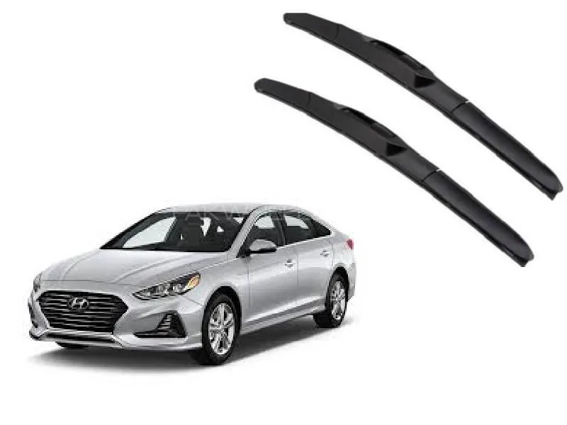 Hyundai Sonata Windshield Wiper Blades – OEM Fit | Graphite Rubber | Silent & Streak-Free Wipe | All Image-1