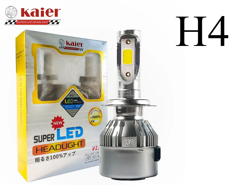 KAIER Car LED Headlight Auto Headlamp H4 6000k Image-1