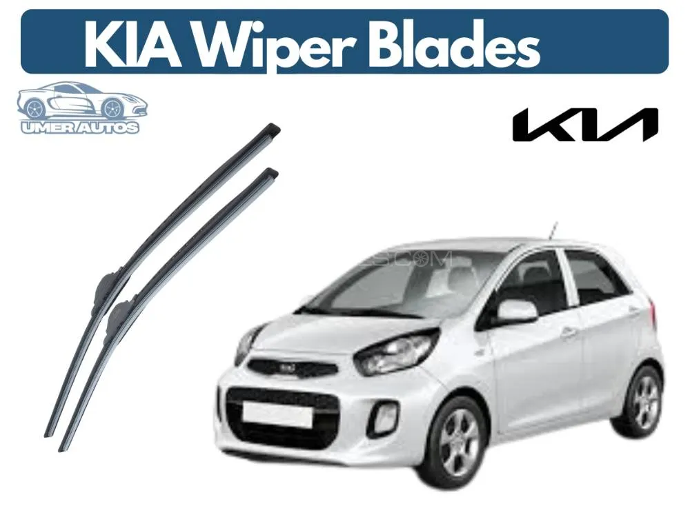 Soft Rubber Wiper Blade for KIA Picanto 2019–2024 | Quiet, Streak‑Free & Durable Image-1