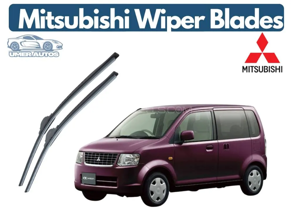 Soft Rubber Wiper Blade for Mitsubishi EK Wagon 2006–2013 | Quiet, Streak‑Free & Durable Image-1