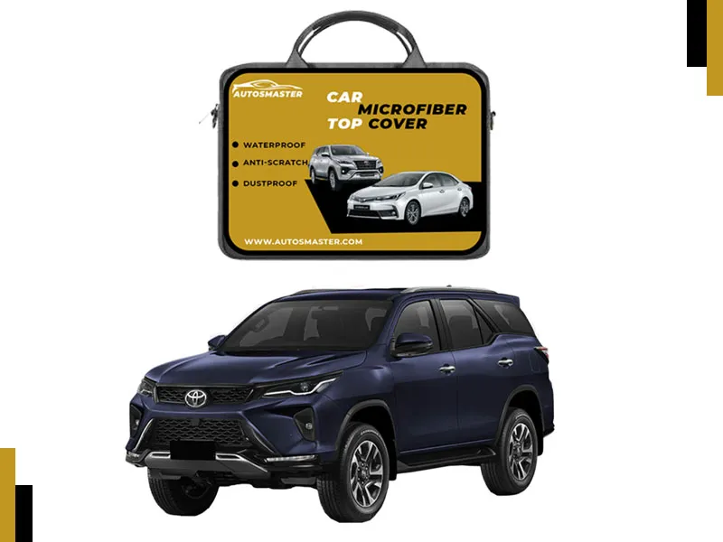 Toyota Fortuner - Model 2017-2025 Microfiber Car Top Cover Image-1
