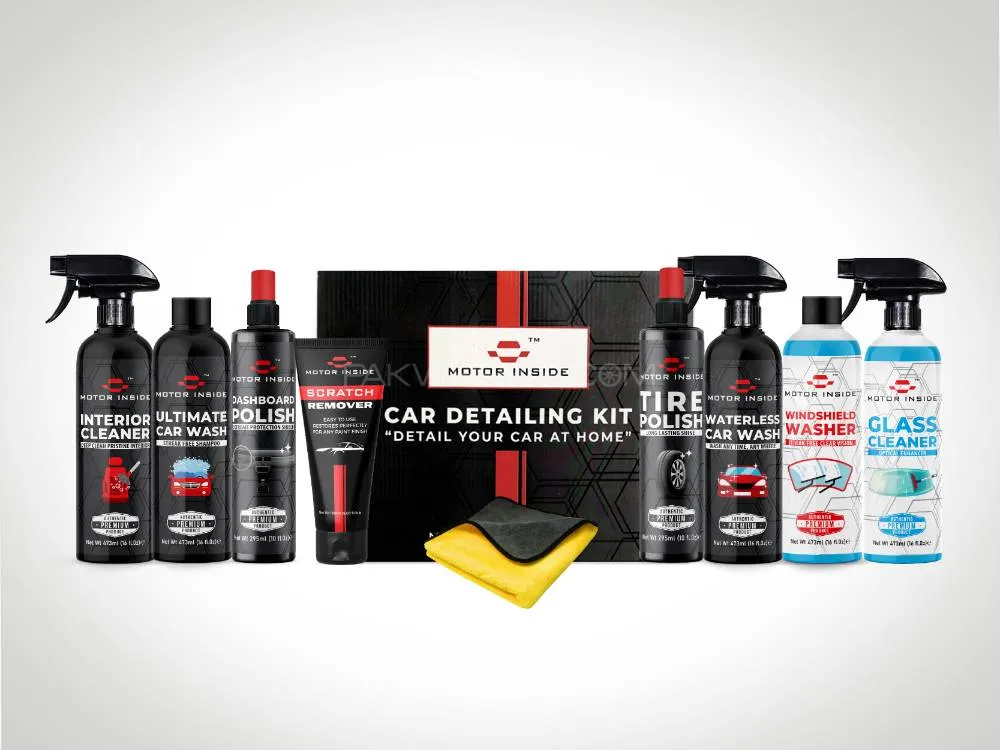 Motor Inside Car Care Kit 9 in 1 Image-1