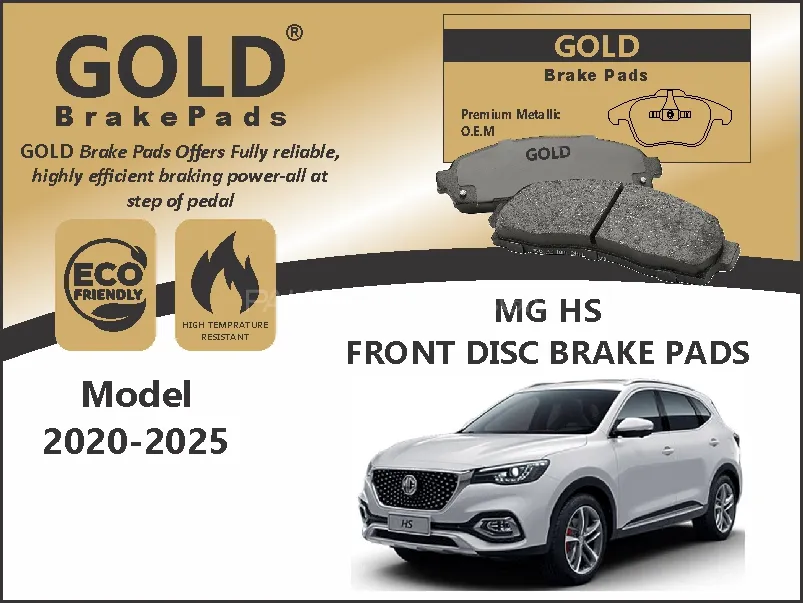 MG HS Front Premium Disc Brake Pads  Image-1
