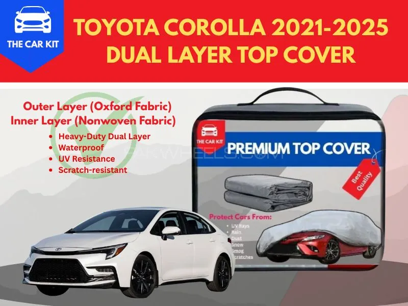 Toyota Corolla 2021–2025 Dual Layer Ultra Top Cover - Top Grade Quality Image-1