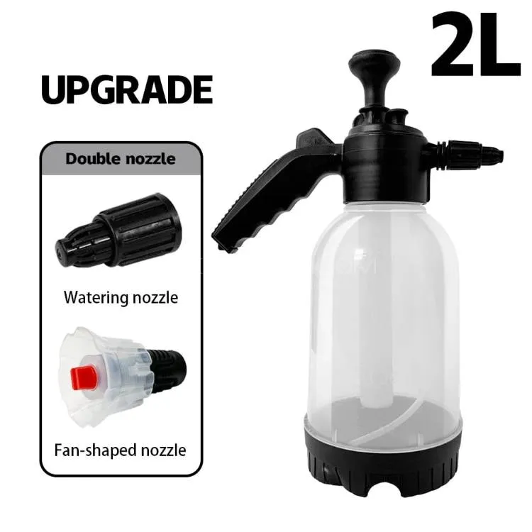 2L Foam Sprayer Foam Car Wash Spray Bottle High Pressure Sprayer Manual Air Pressure Water Bottle Image-1