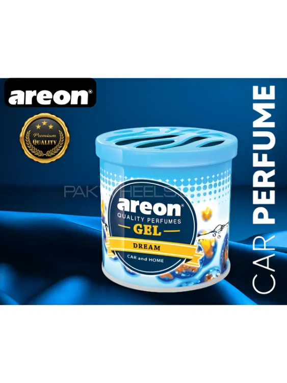 Areon Gel Dream Car Dashboard Perfume Air Freshner – Long Lasting Elegant In-Car Fragrance 1pc Image-1